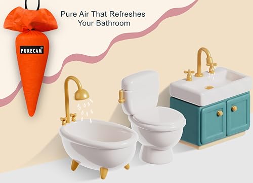 PURECAM Camphor Cone Air Freshener | Set of 3 Surprise Fragrances | 100% Organic & Natural | Long-Lasting Uplifting Aroma | Mosquito Repellent | For Car, Home, Bathroom, Office | Up to 45 Days