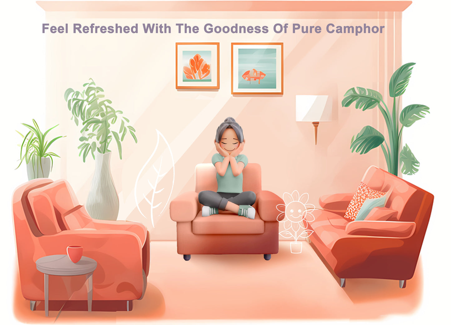 PURECAM Camphor Soap Bar 100g (Pack of 3) | Organic, Cooling & Long-Lasting