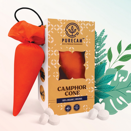 PURECAM – Natural Camphor Car Fragrance Cone (9 Premium Scents)
