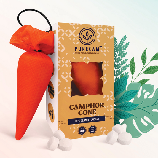 PURECAM – Natural Camphor Car Fragrance Cone (9 Premium Scents)