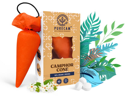 PURECAM – Natural Camphor Car Fragrance Cone (9 Premium Scents)